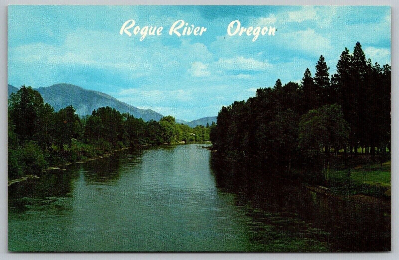 Rogue River Oregon OR Cavemans Bridge Grants Pass Postcard UNP VTG Unused