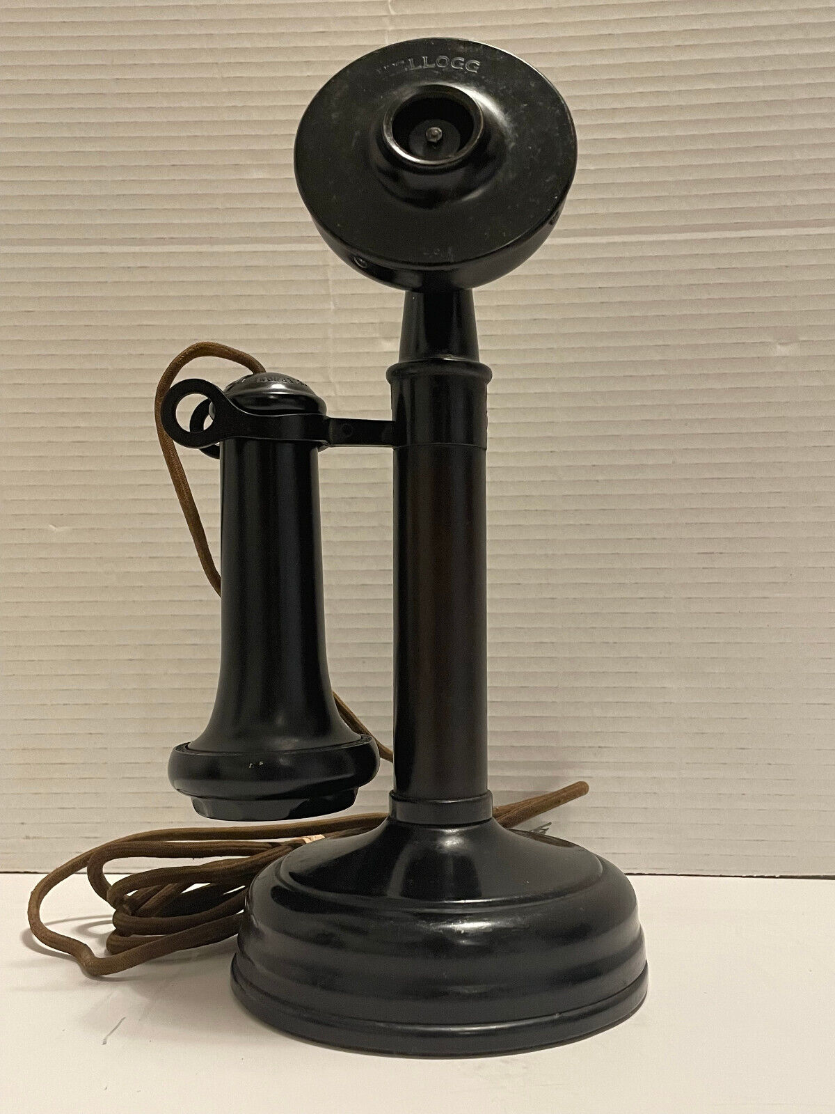 Vintage old 1908 Kellogg candlestick telephone phone Stromberg Carlson receiver