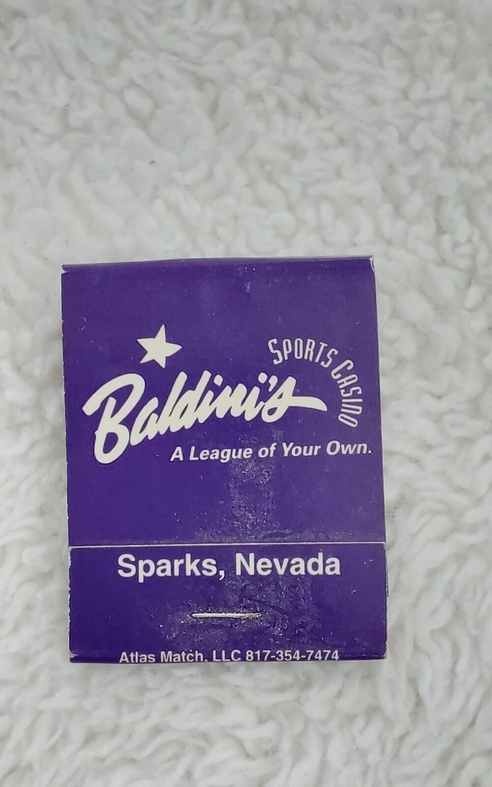 Baldini's Sports Casino Matchbook Sparks Nevada Matches Collectibles 