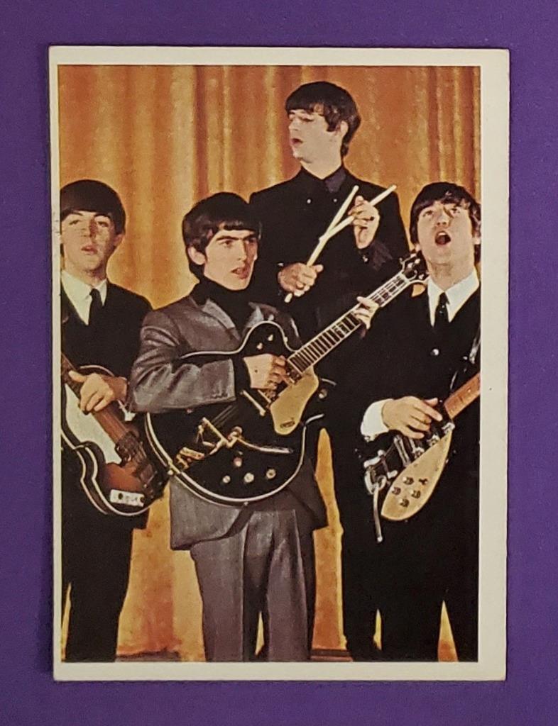 The Beatles US Original Topps 1960\'s Color Bubble Gum Card # 30