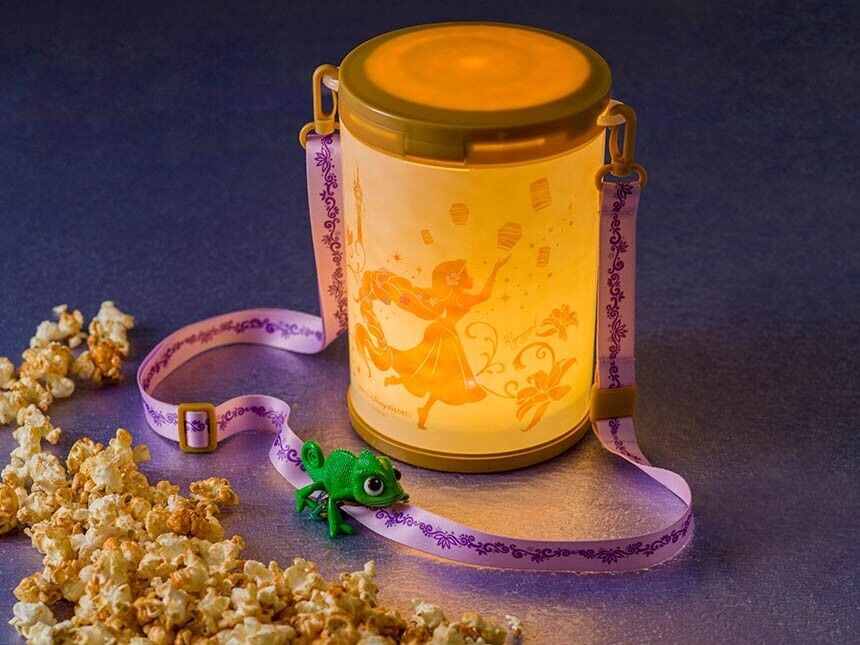 Japan Tokyo Disney Resort Popcorn Bucket Tangled Rapunzel Pascal Fantasy Springs