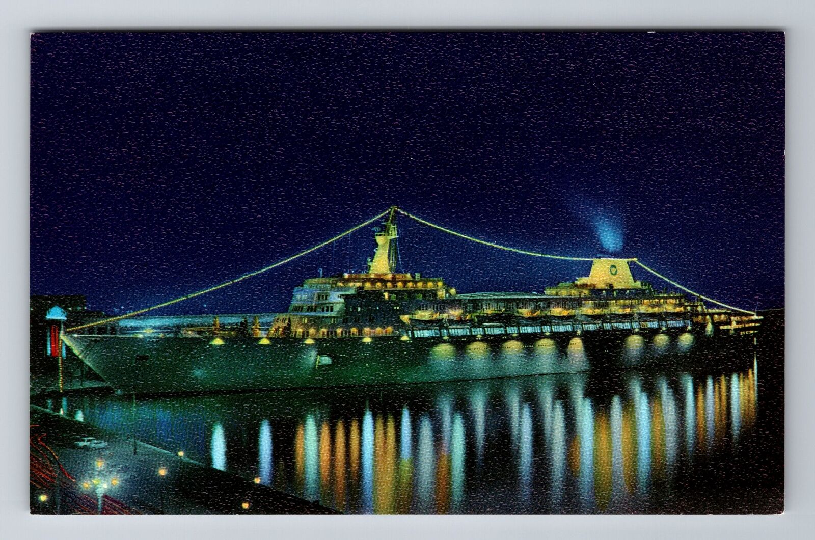 Oceanic, Boat, Transportation, Vintage Souvenir Postcard
