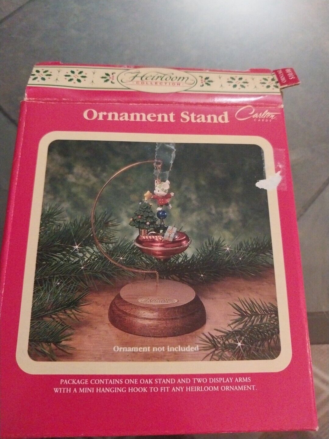 Vintage Carlton Heirloom Collection Ornament Stand (Only)