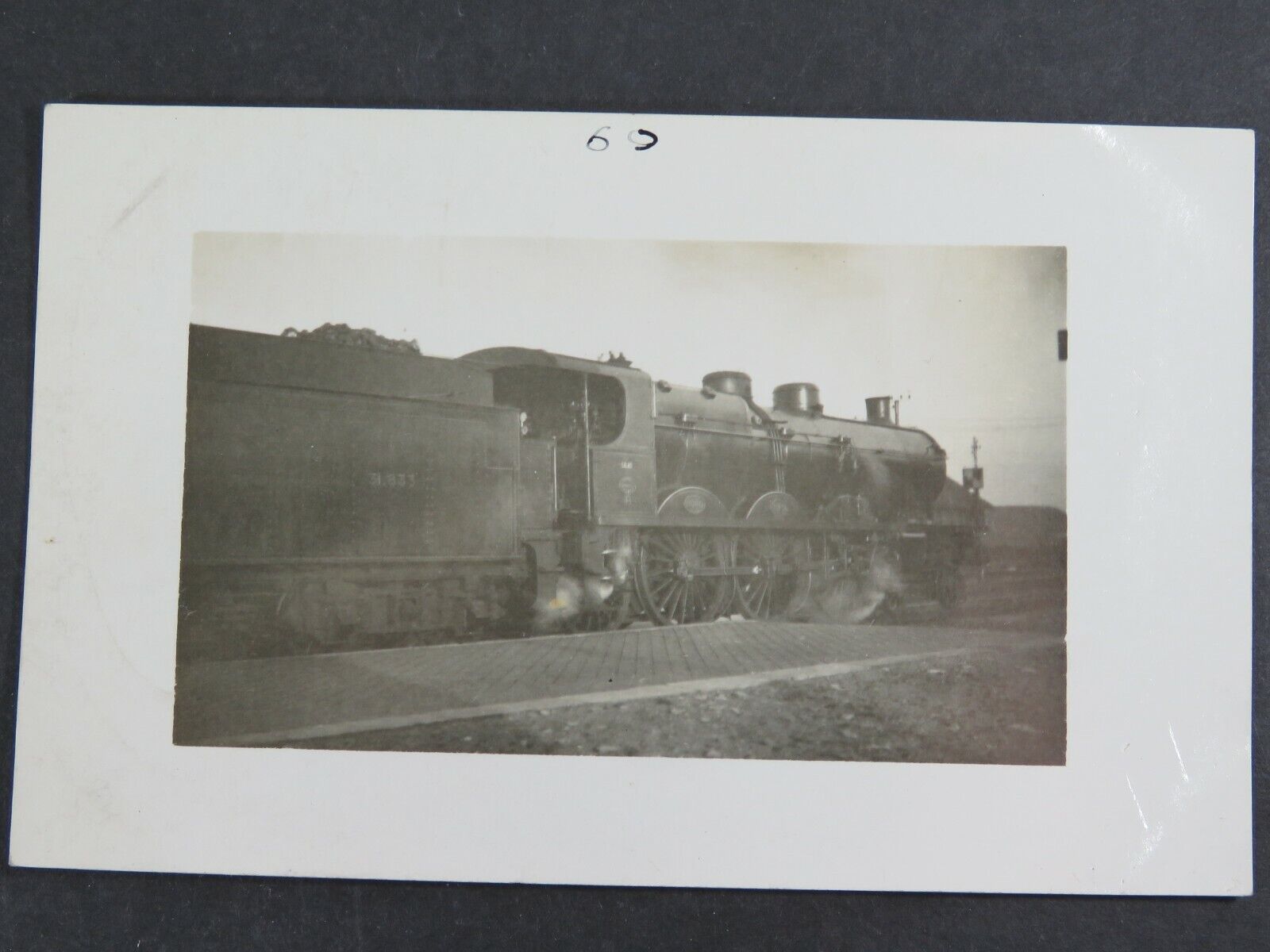 Antique Postcard RPPC Train Locomotive Steam Engine A7299