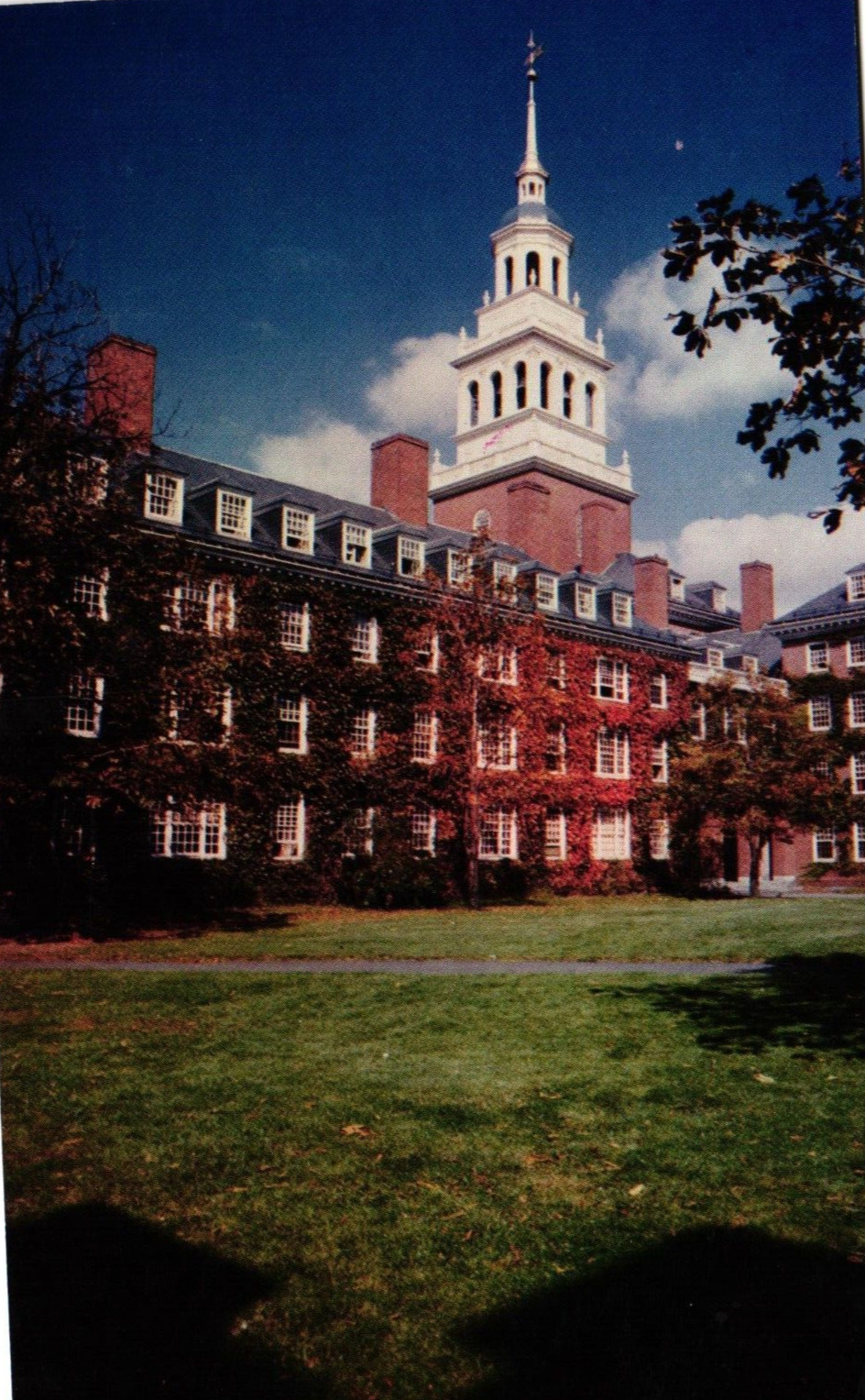 Lowell House Harvard University Cambridge Massachusetts Vintage Postcard