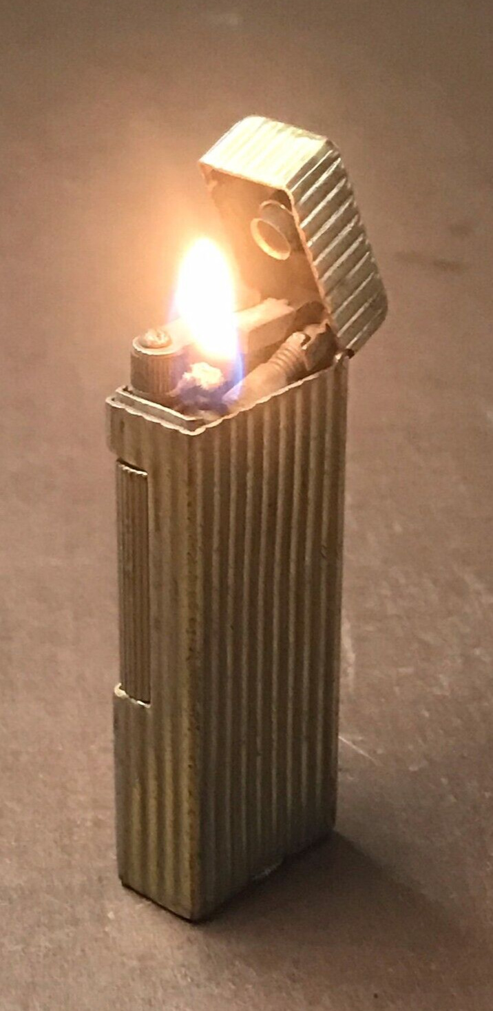 Vintage Dunhill Rollalite Petrol Pocket Lighter