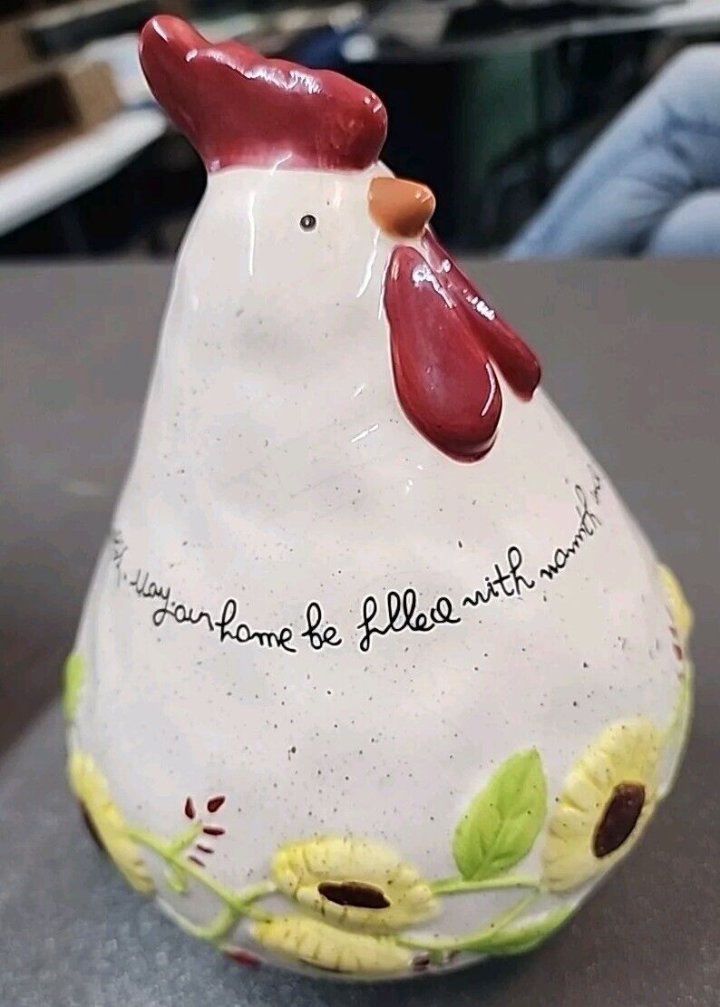 Home Essentials And Beyond Bless This Kitchen Colorful Ceramic Chicken
