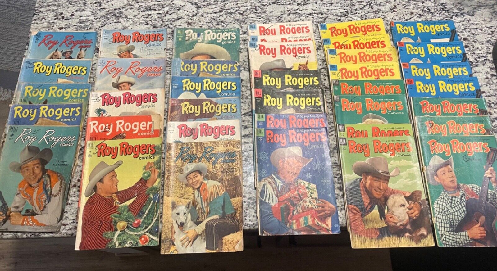 Roy Rogers Dell Comic Lot 38 issues  Western some multiple issues 10 cent comics