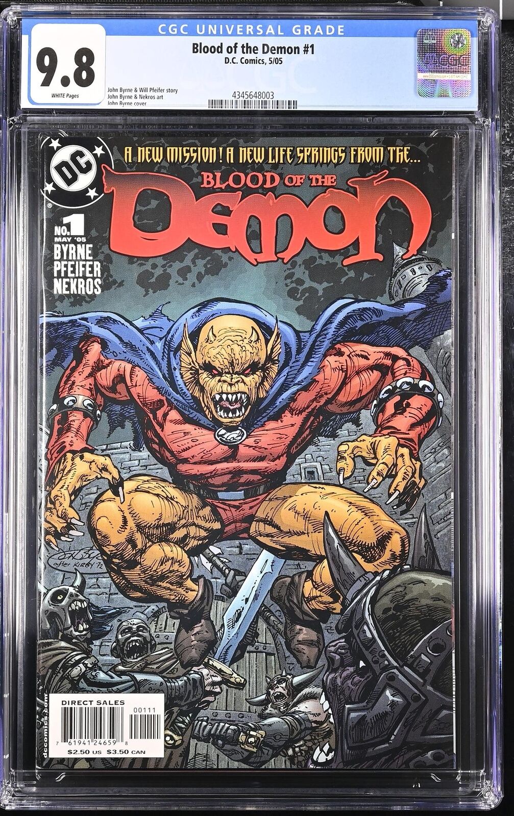 Blood of The Demon 1 CGC 9.8 2005 4345648003 New Life Springs From The Blood of