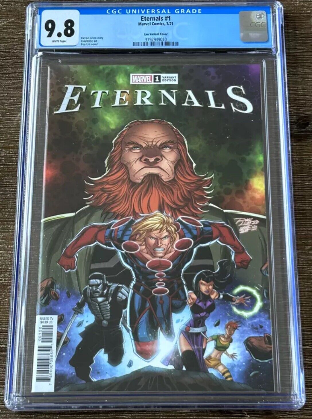 Eternals # 1 - CGC 9.8 - Ron Lim Variant (2021) Marvel Comics