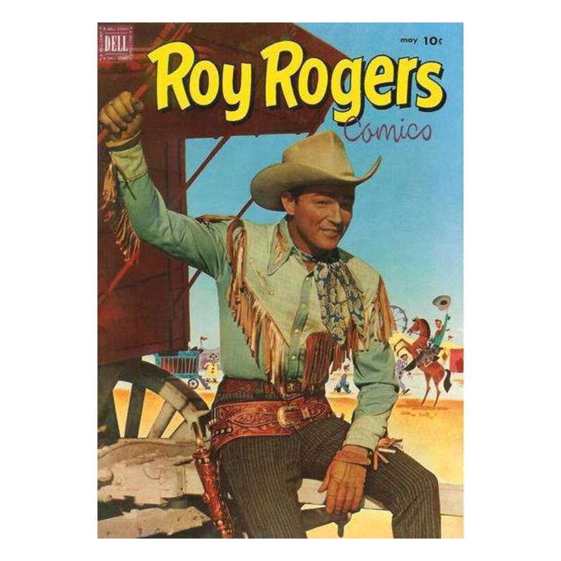 Roy Rogers Comics (1948 series) #53 in Very Good + condition. Dell comics [n{