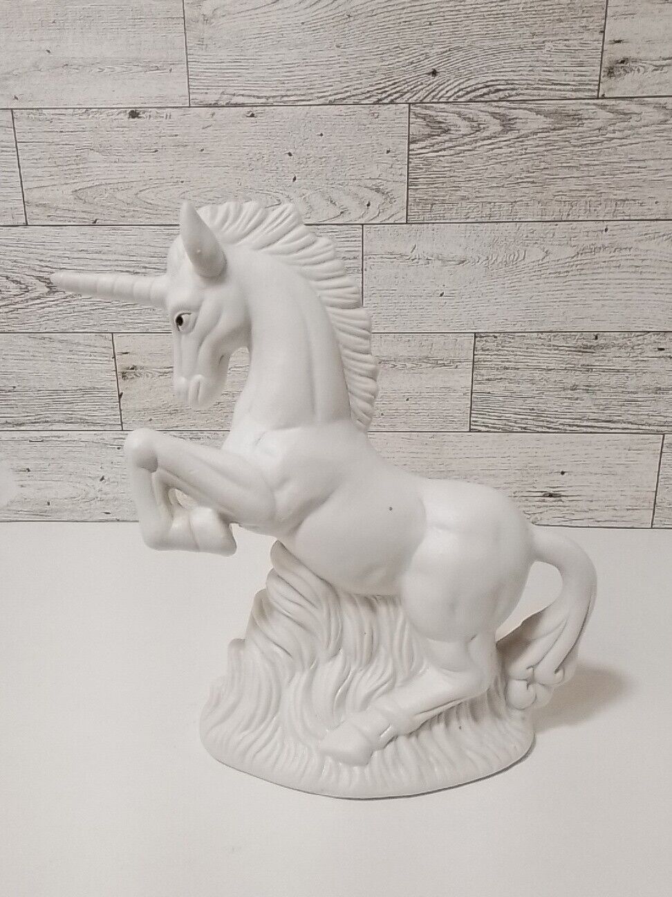 Vintage UCGC Ceramic Rearing Unicorn Figurine