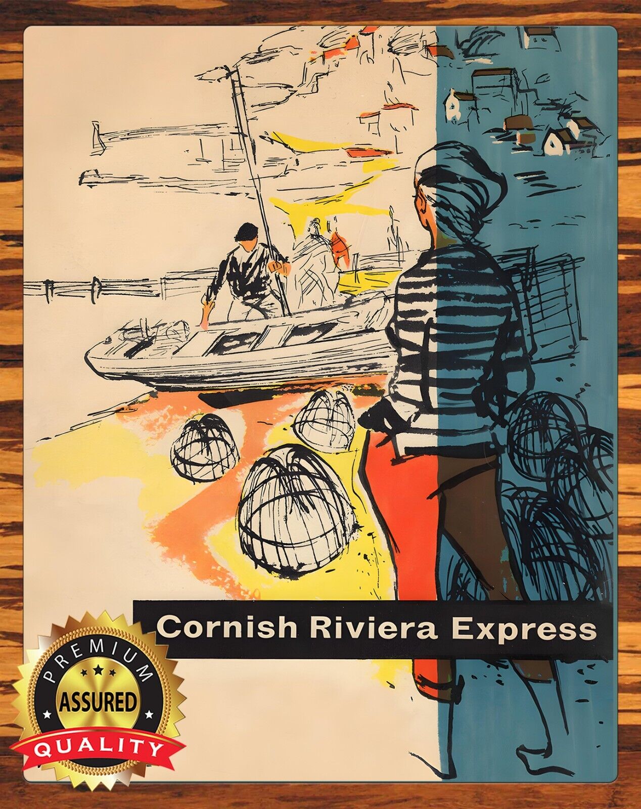 British Rail, Cornish Riviera Express 1958 - Metal Sign 11 x 14