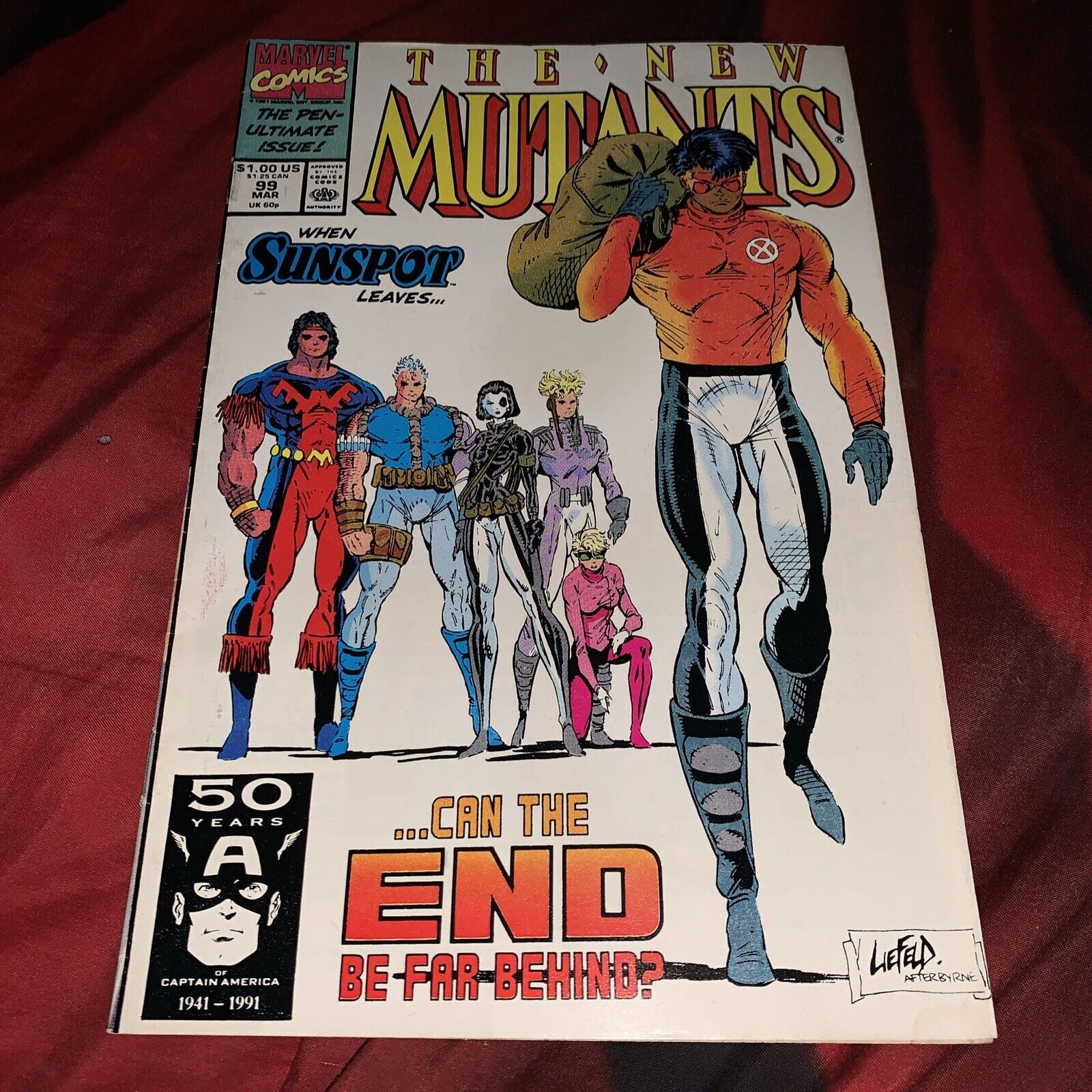 The New Mutants March #99 1st App Shatterstar Sunspot Marvel Comics 1999 Good