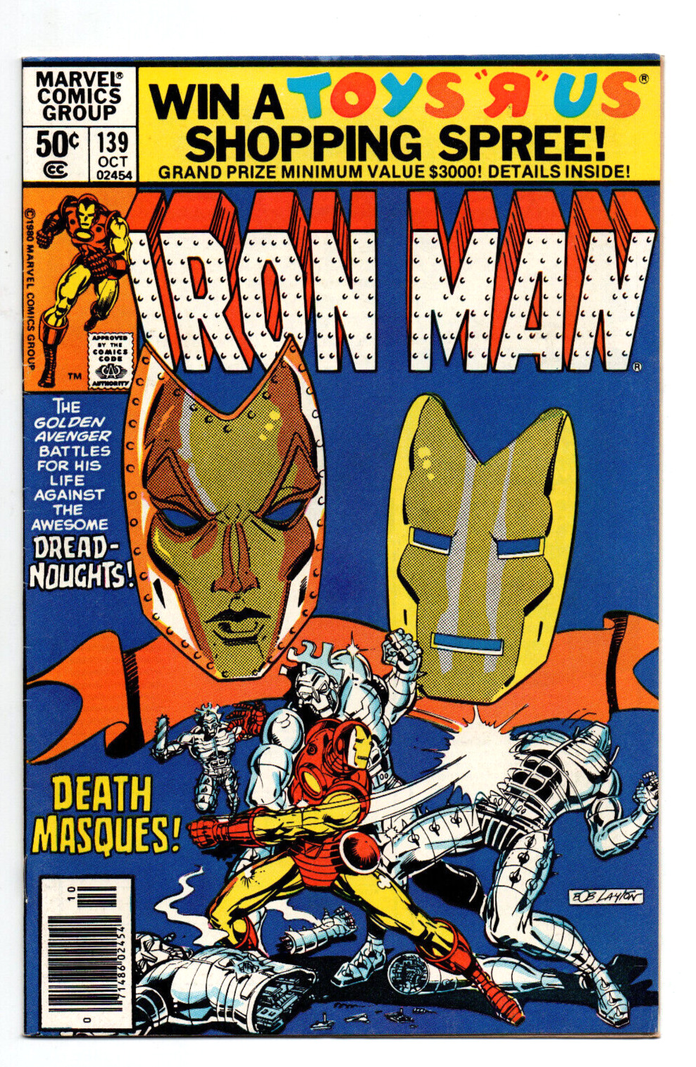 Invincible Iron Man #139 newsstand - Madame Masque - 1980 - VF/NM