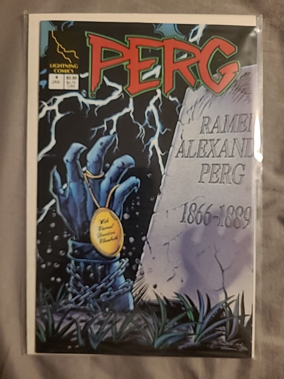 Perg #4 Lightning Comics 1994 - In Sealed Packaging