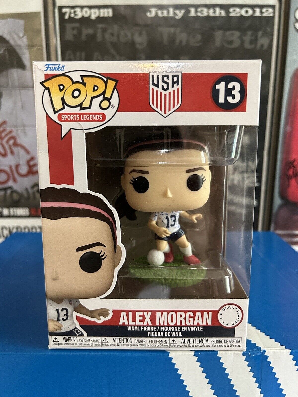 Alex Morgan Funko Pop #13 USMNT USA Soccer America 