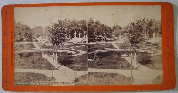 1880‘s~SV~Arlington Public Garden Park~Boston, MA