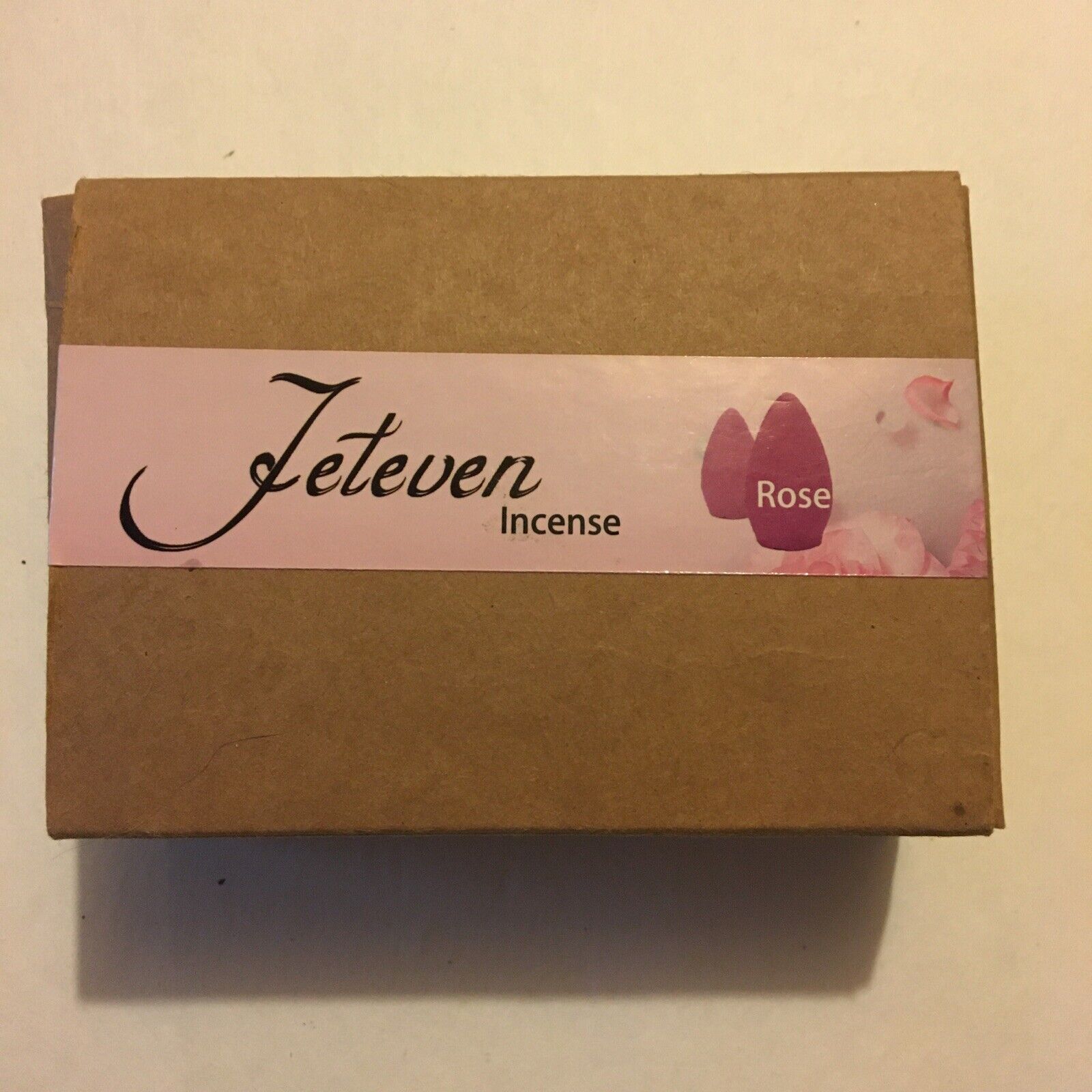 JETEVEN INCENSE WATERFALL CONES AROMATHERAPY ROSE