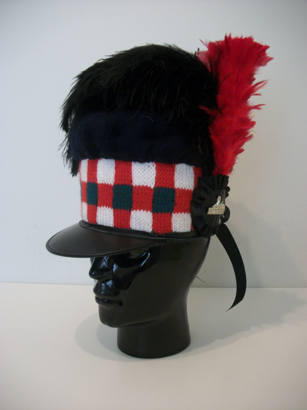 British Napoleonic Highland bonnet black watch waterloo 1815