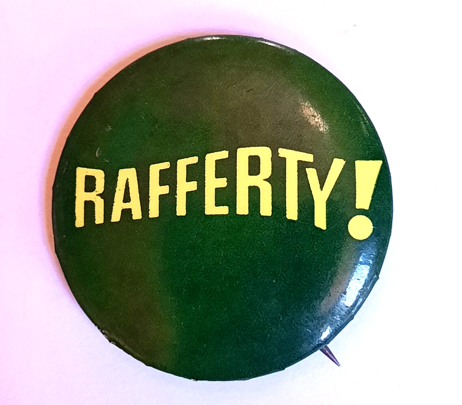 Vintage Max Rafferty 1968 Campaign Pin US Senate Political Pinback Button