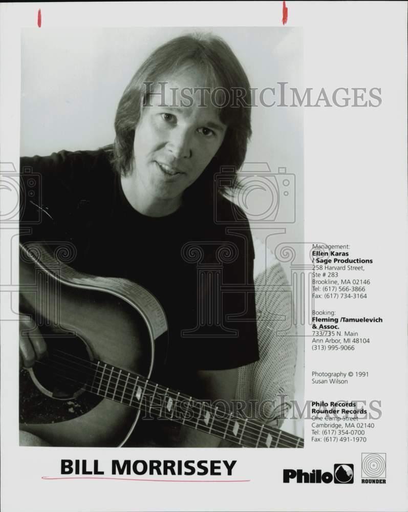 1991 Press Photo Musician Bill Morrissey - hpp30017