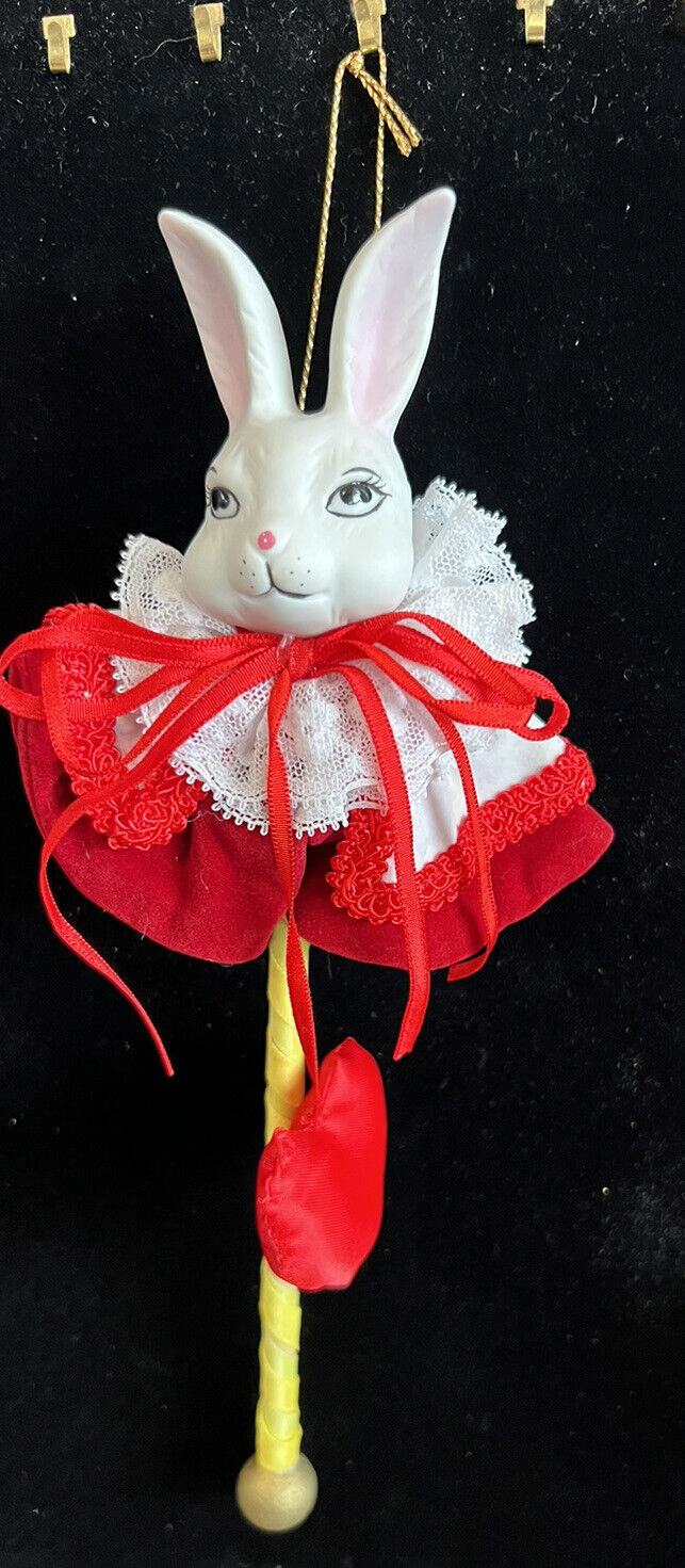 Vintage Rabbit Jester Ornament