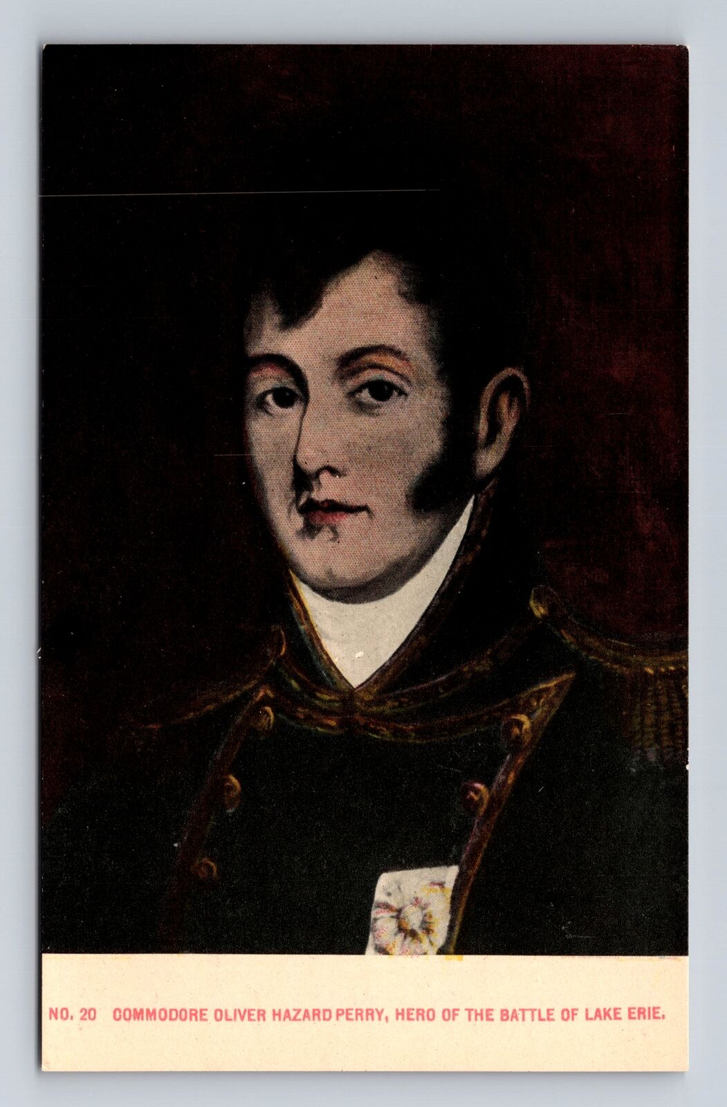 Commodore Oliver Hazard Perry, Hero of the Battle of Lake Erie, Vintage Postcard