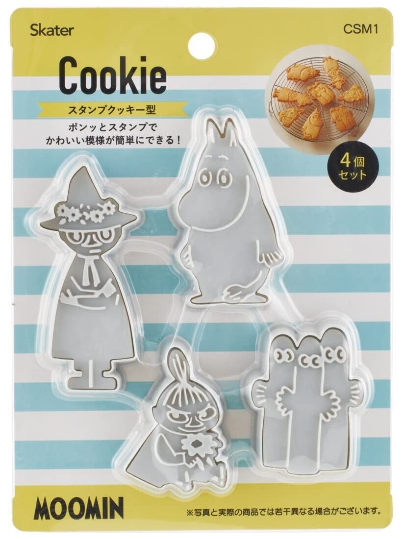 Skater MOOMIN Cookie Cutter White Bread Toast  Fruit Shape CSM1 from JP