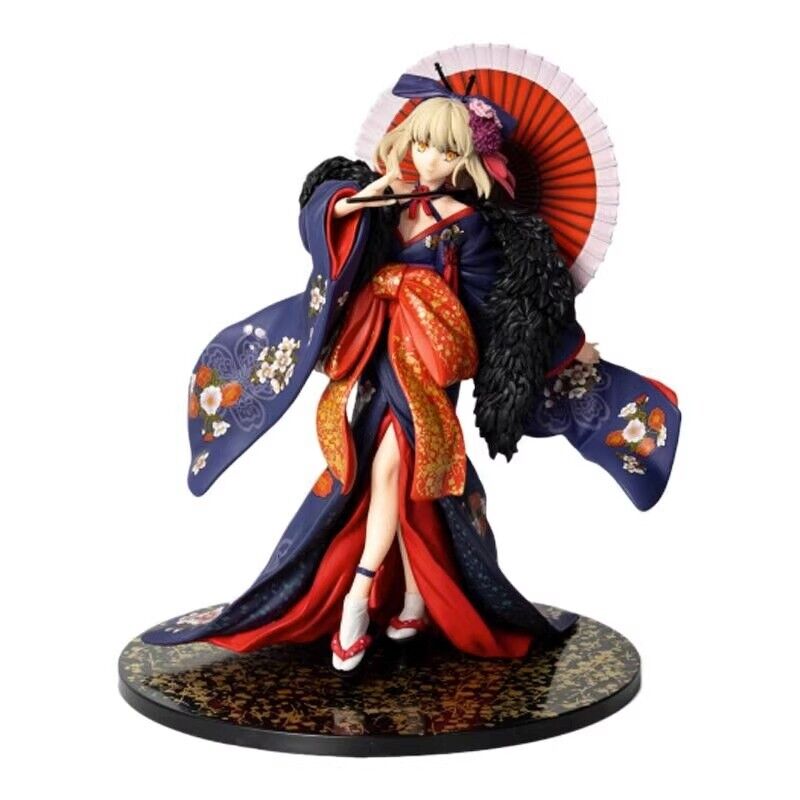 Fate/stay night Heaven\'s Feel Altria Pendragon Alter Saber Kimono Statue Model