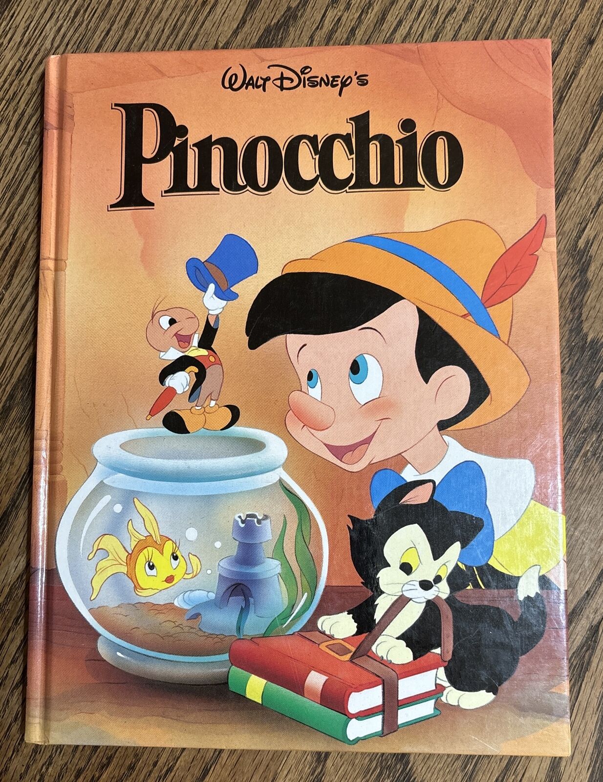 Vtg.  Walt Disney\'s Pinocchio Book  1986 Hardcover