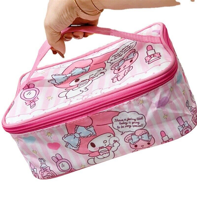 Cute Girl Pink My Melody Lunch Box Bag Insulated Cooler Handbag Tote Picnic Case