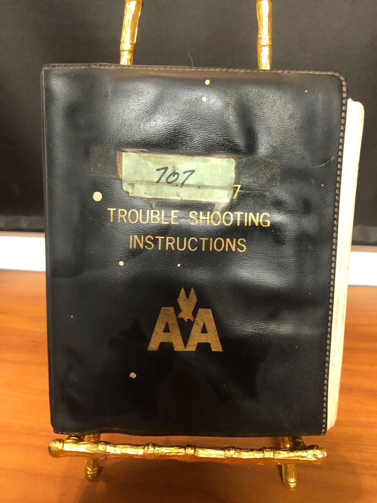 American Airlines Boeing 707 Trouble Shooting Instructions Manual