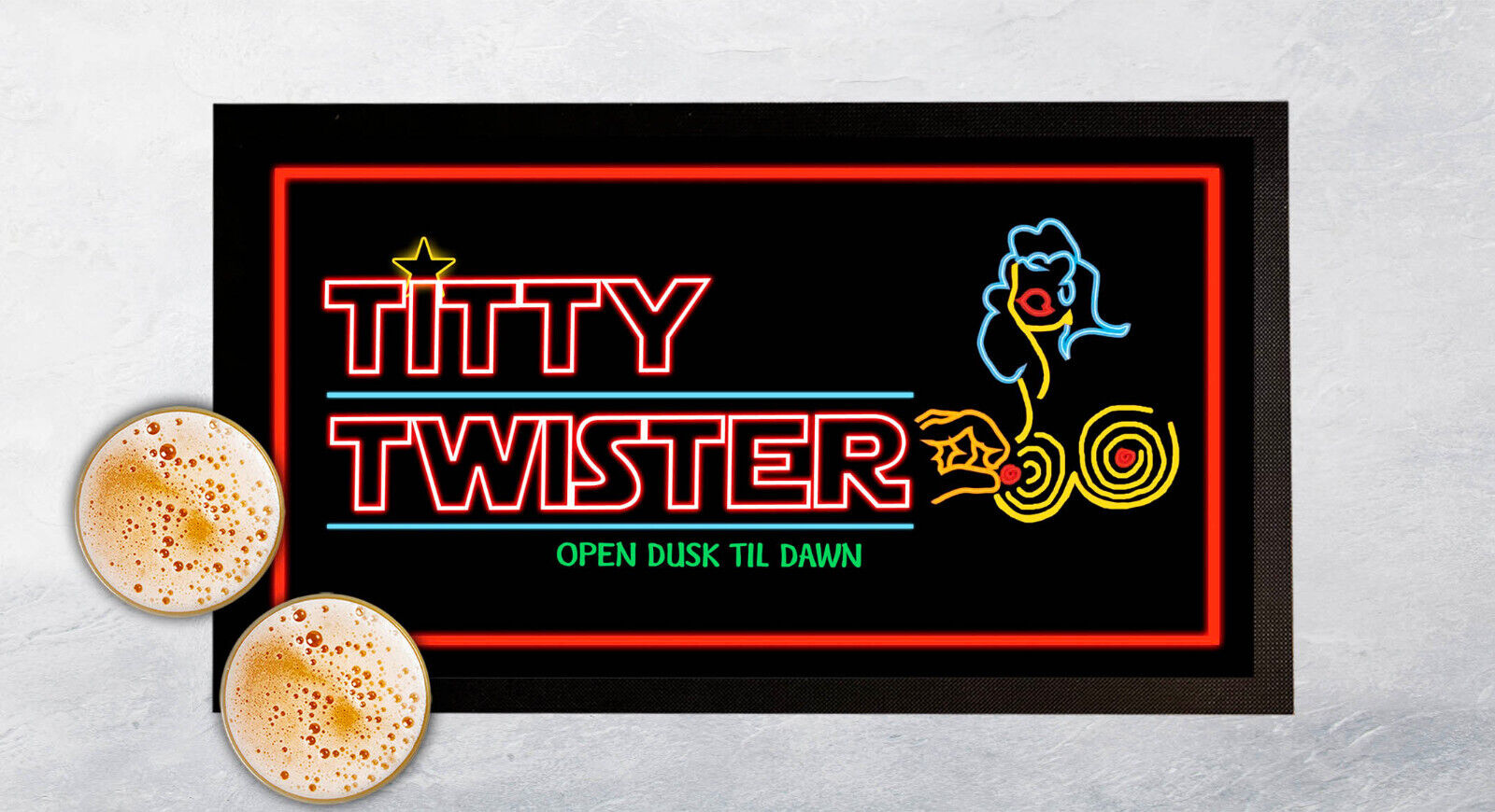 The Titty Twister Bar runner Horror Vampire bar Movie Memorabilia pubs clubs