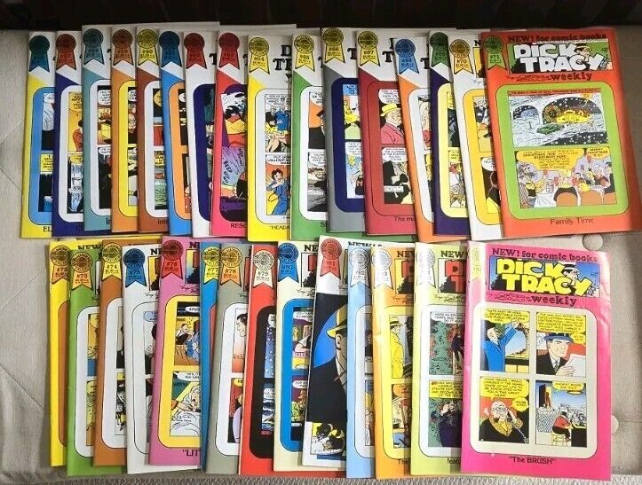 1988-1989 DICK TRACY WEEKLY Comic Magazine-Lot Of 30-Complete Run #56-85