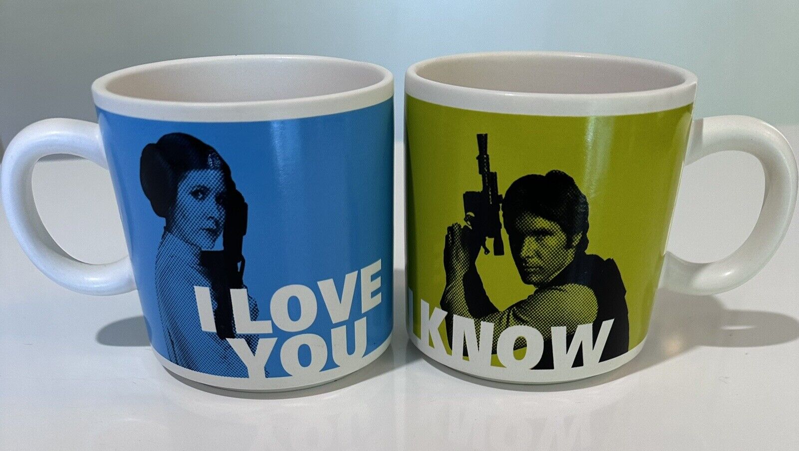 Star Wars Princess Leia I Love You Han Solo I Know Pair Of Coffee Cups Hallmark