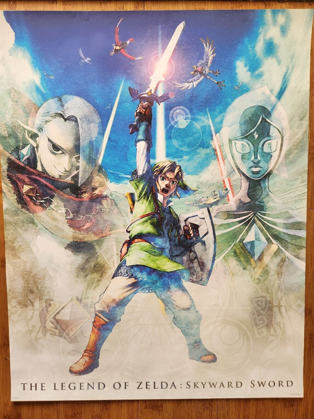 Rare Legend Of Zelda Skyward Sword B2 Poster 2011 22\
