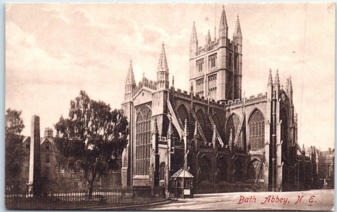 Postcard - Bath Abbey - Bath, England