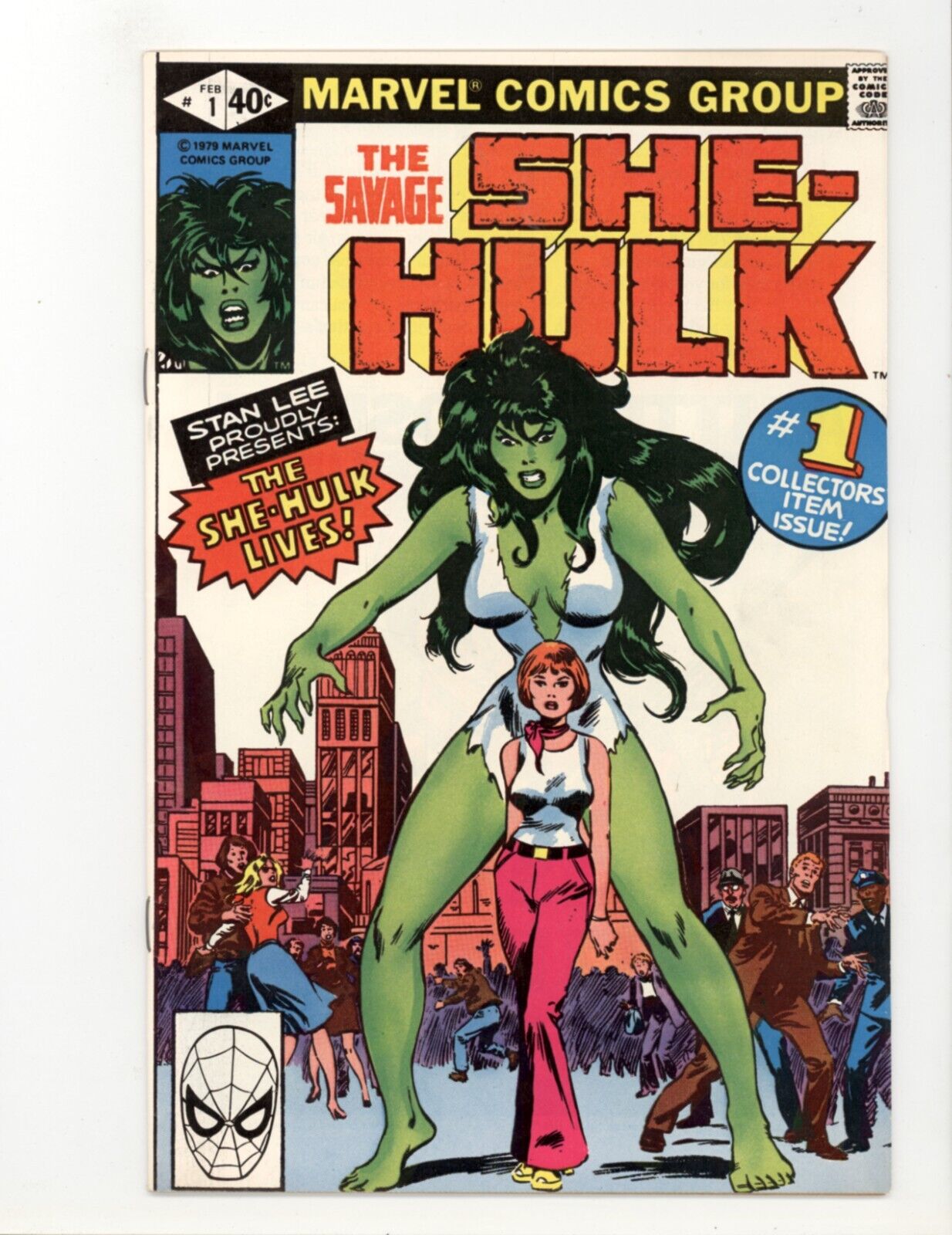 Savage She-Hulk #1 F+ Fine+ John Buscema Art 1980