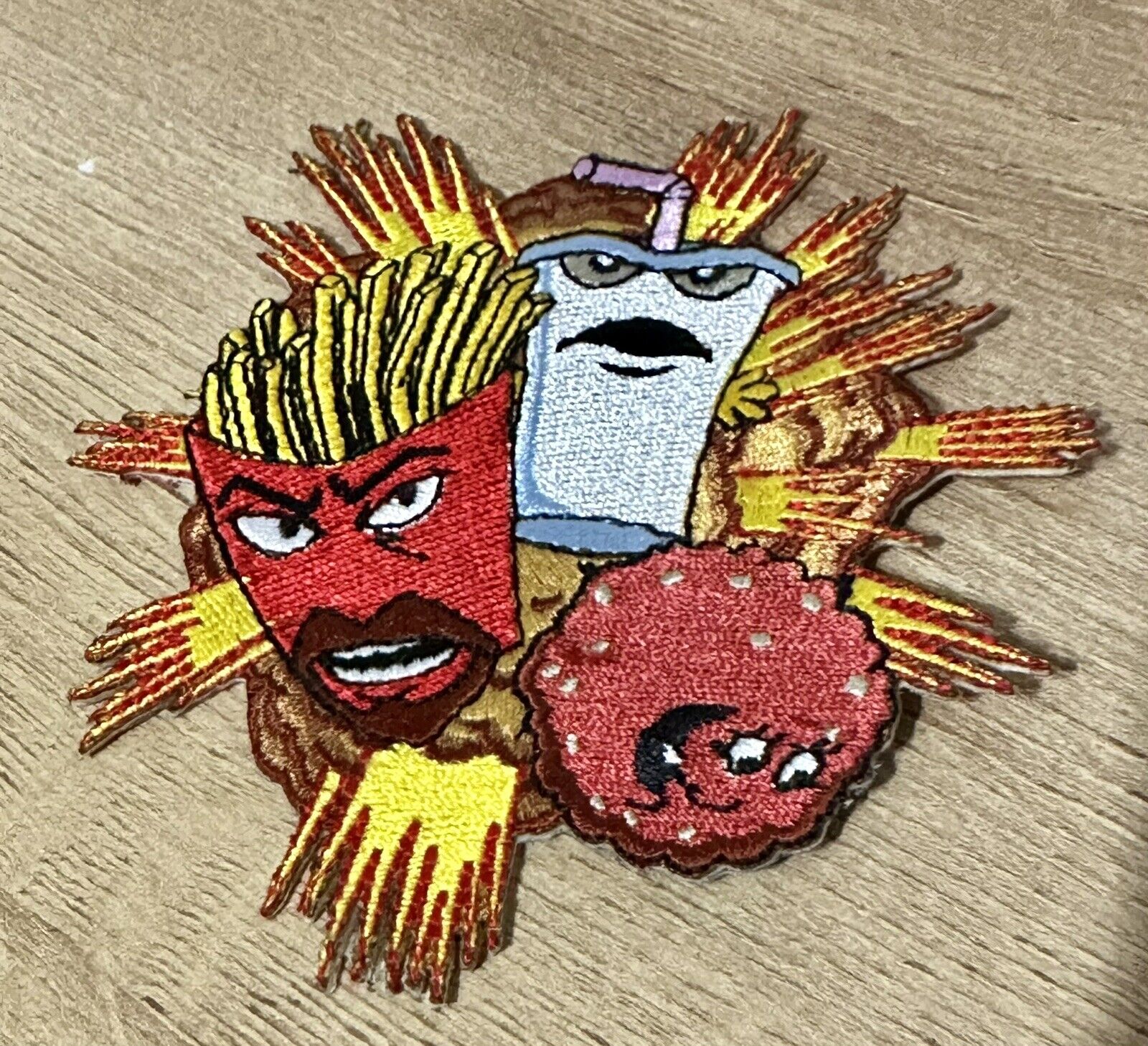 Vintage Aqua Teen Hunger Force Iron On Patch 