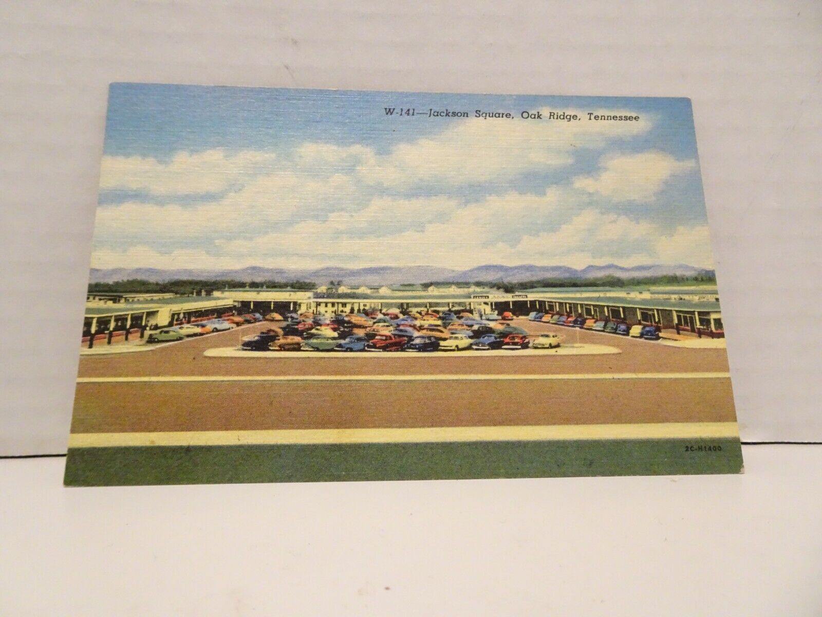 Vintage Postcard Jackson Square Oak Ridge TN Tennessee Art-Colortone Werner News
