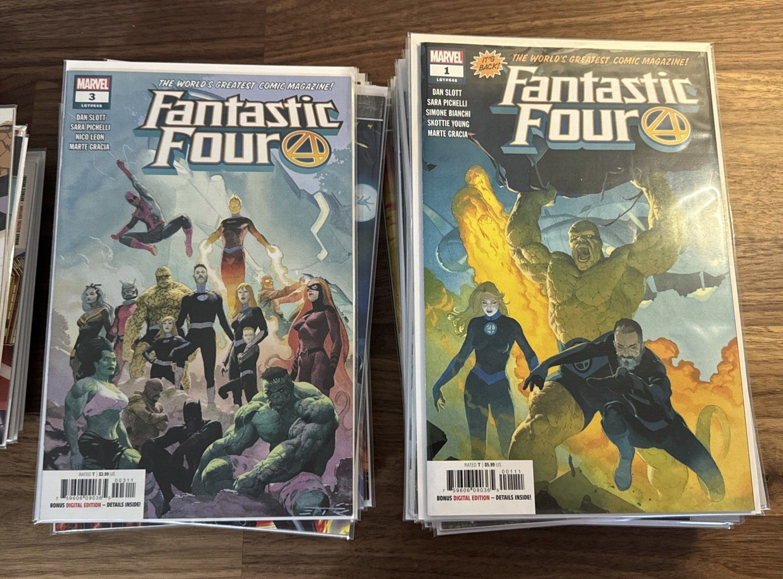 Fantastic Four Dan Slott #1-48 missing 2 (41 &42) plus 4 bonus books