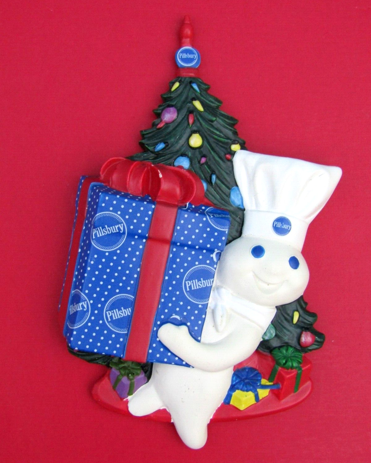 FS New Pillsbury Doughboy CHRISTMAS TREE MAGNET HOLIDAY Willabee & Ward 2009