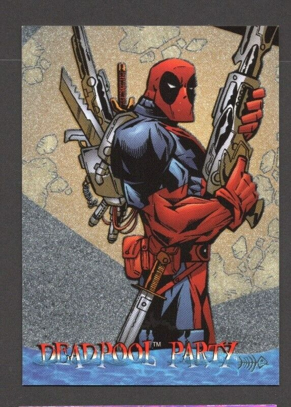 1997 X-Men 97\' Timelines Deadpool Party #1 DEADPOOL Chase Card
