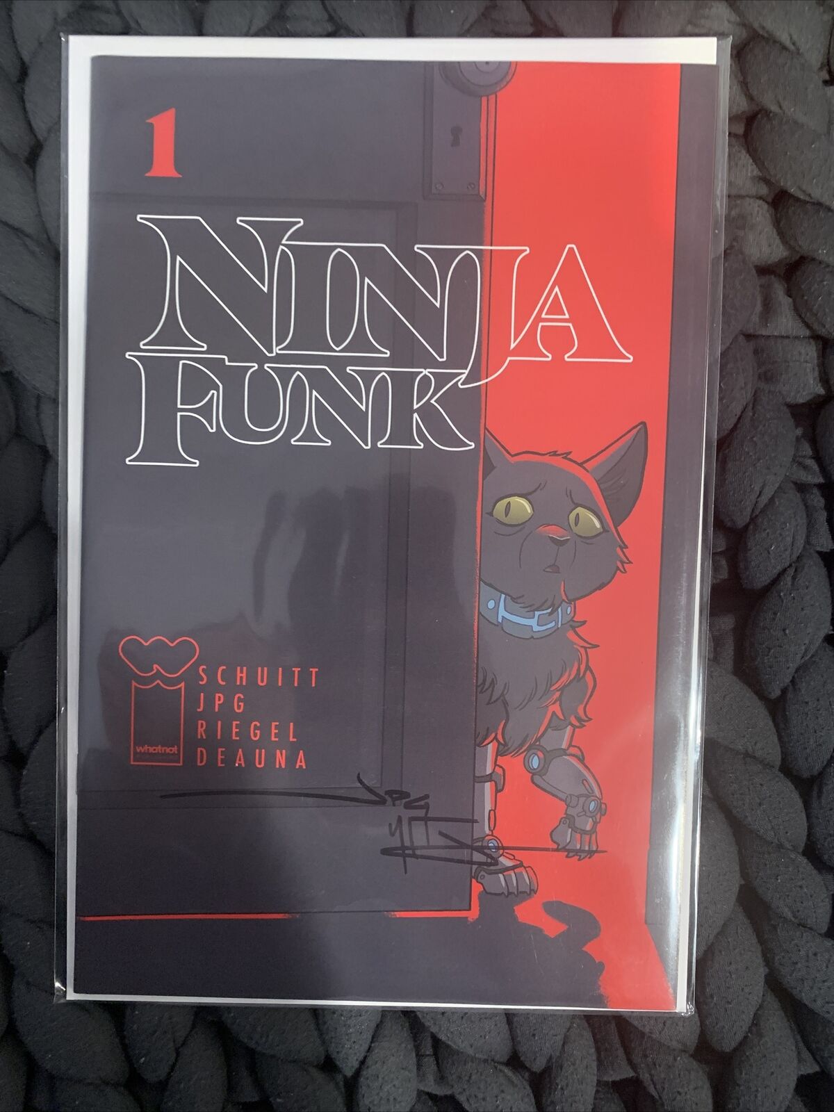 Ninja Funk #1 1:10 Tony Fleecs Stray Dogs Variant Signed by JPG McFly with COA