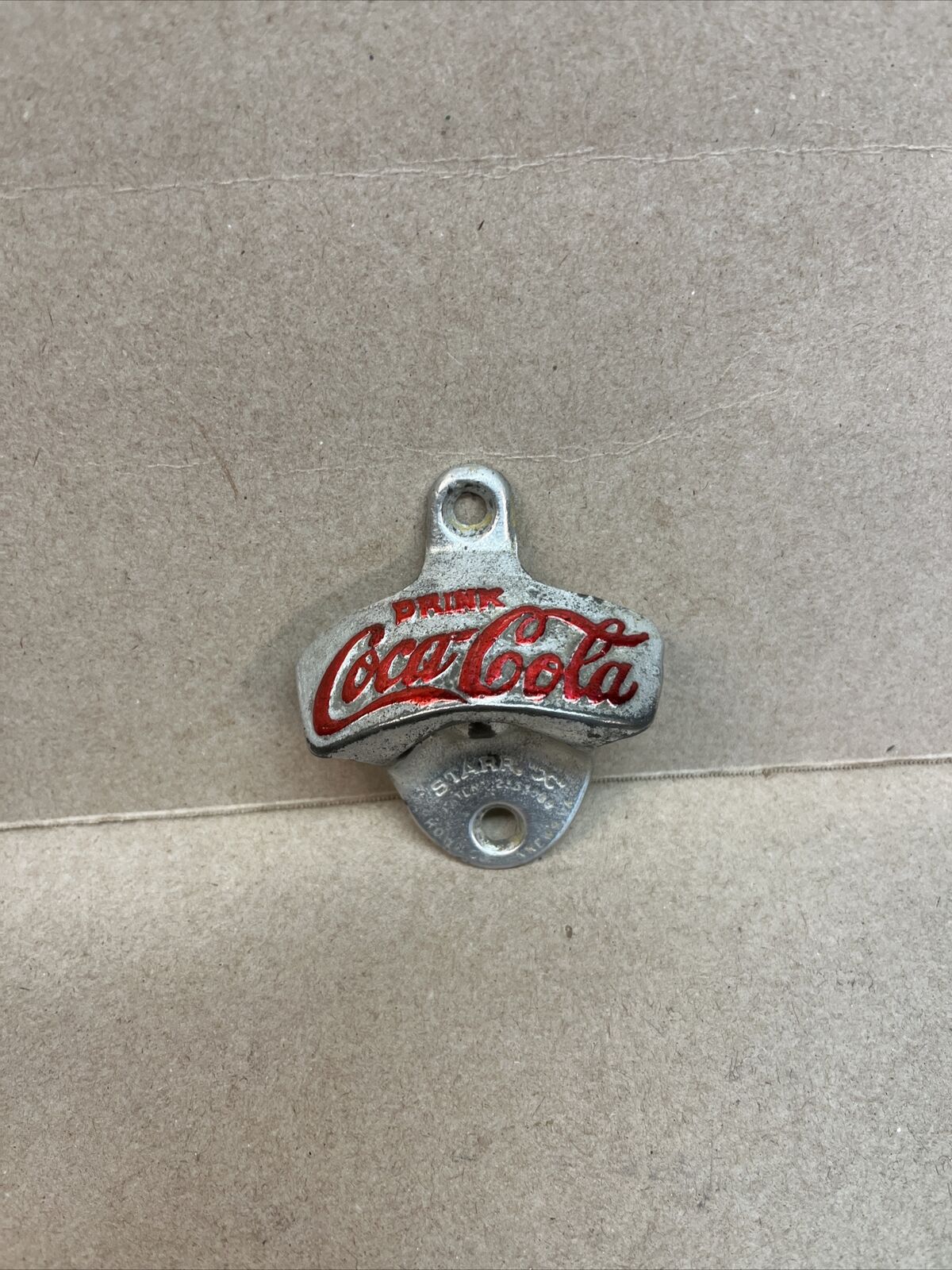 Vintage  Starr X Coca Cola Bottle Opener ,  Brown Co. N. NEWS, VA.