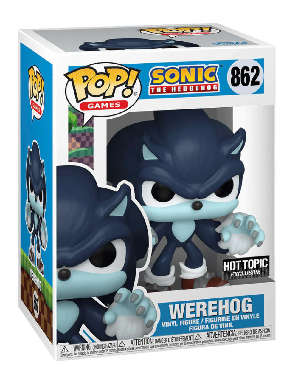 Funko POP Games: Sonic The Hedgehog - Werehog (Hot Topic) #862