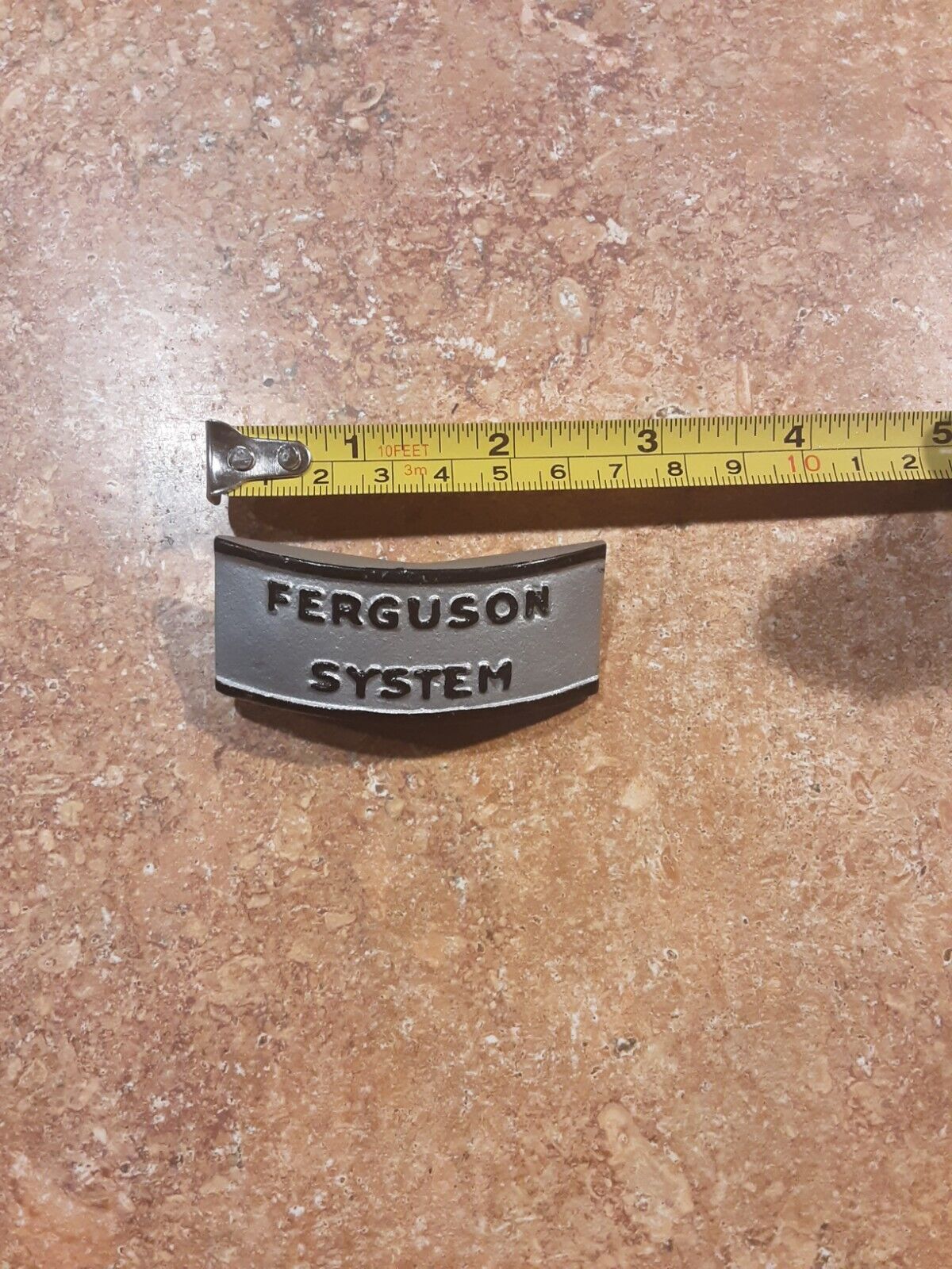 Vintage Ferguson Ford Grill Hood Emblem