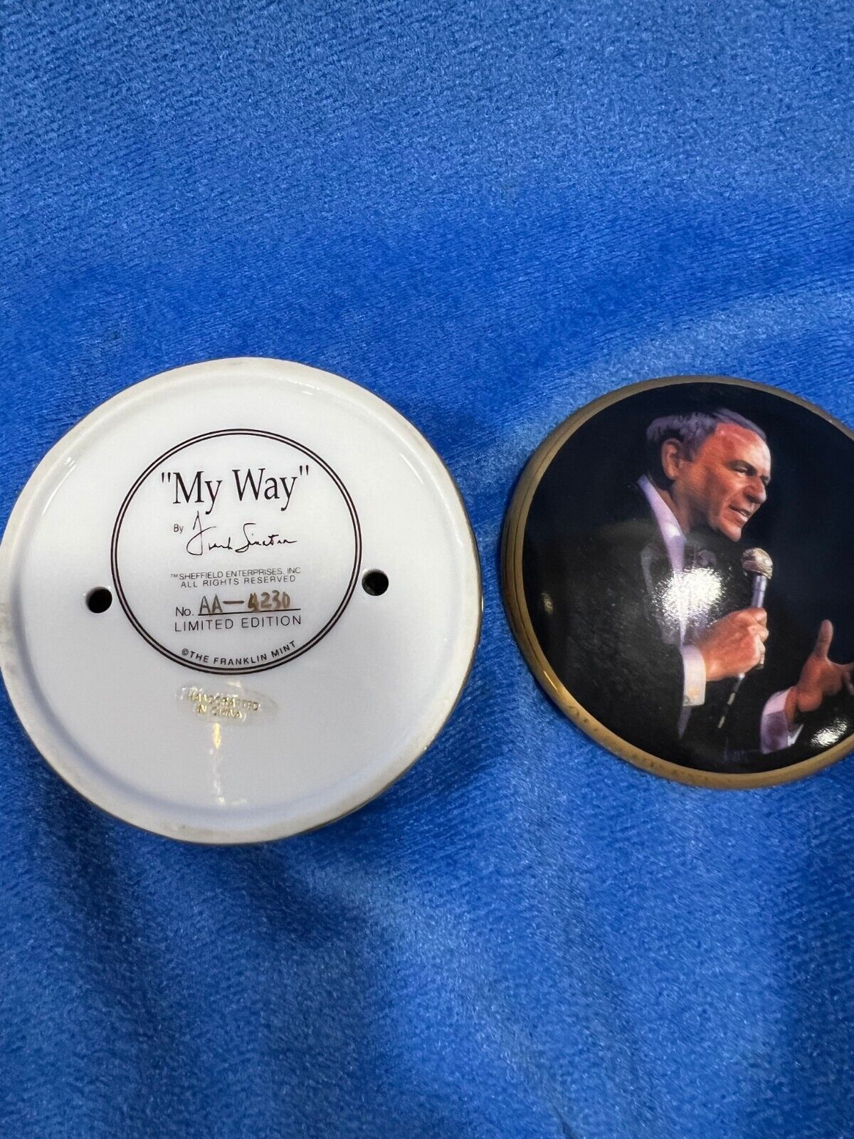 Franklin Mint Frank Sinatra My Way Music Box