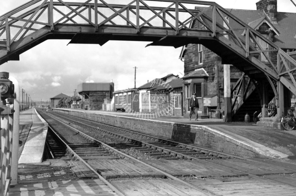 PHOTO  BR British Railways Station View at Longtown - Neville Stead Collection